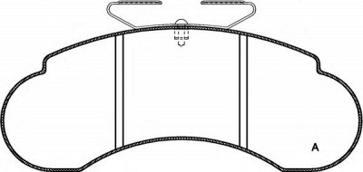 OPEN PARTS bpa014220 -  Комплект тормозных колодок, дисковый тормоз